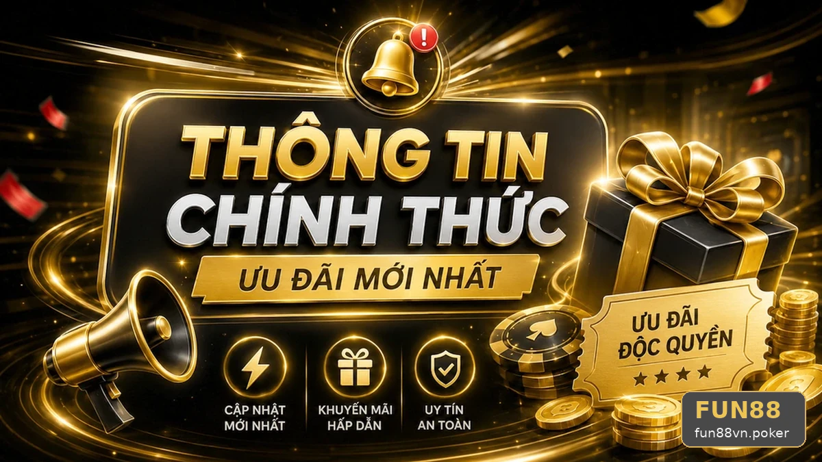 Khám Phá Nhãn Ưu Đãi FUN88: Đối Chiếu Ảnh Quảng Bá Và Điều Kiện Khuyến Mãi