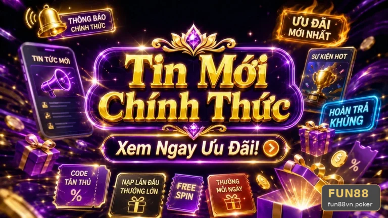 Cách chọn ưu đãi FUN88 giúp người mới không bỏ sót điều kiện nhận thưởng