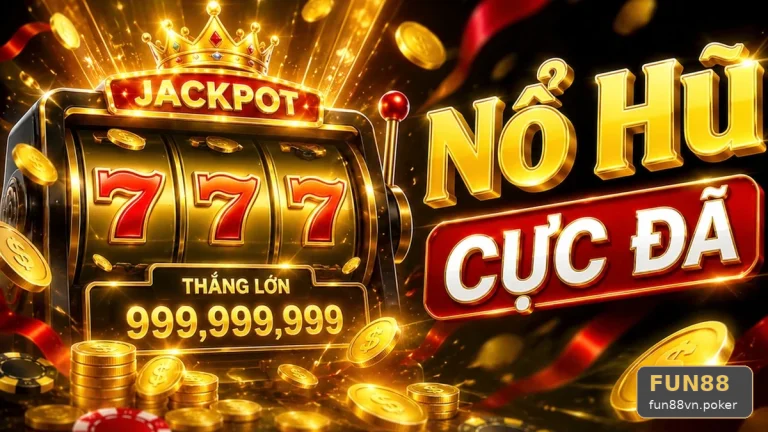 Nổ Hũ FUN88 Tại fun88vn.poker: Kiểm Tra Theo Bàn – Đọc Chi Tiết Giao Diện Slot Và Jackpot Để Lập Kế Hoạch Nghỉ Giải Lao Cùng Công Cụ Tự Giới Hạn