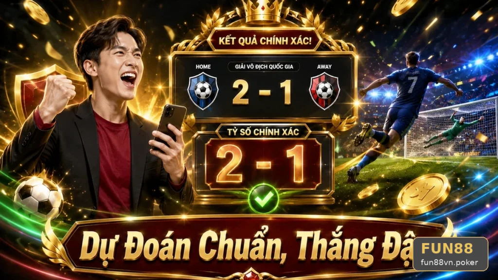Phân Tích Thể Thao FUN88 Tại fun88vn.poker: Đọc Chi Tiết Giao Diện Tỷ Số Trận Đấu – Kiểm Tra Theo Bàn Để Tổng Kết Dữ Liệu Không Suy Diễn Từ Một Kết Quả Đơn Lẻ